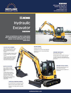 XCMG XE55U EXCAVATOR - Skyline Machinery Sales